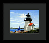 Brant Point Lighthouse Nantucket Massachusetts - Framed Print