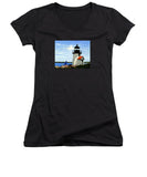 Brant Point Lighthouse Nantucket Massachusetts - Women's V-Neck