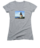 Brant Point Lighthouse Nantucket Massachusetts - Women's V-Neck