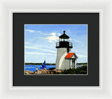 Brant Point Lighthouse Nantucket Massachusetts - Framed Print