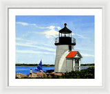 Brant Point Lighthouse Nantucket Massachusetts - Framed Print