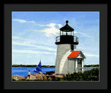 Brant Point Lighthouse Nantucket Massachusetts - Framed Print