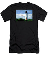Cape Poge Lighthouse Martha's Vineyard Massachusetts - T-Shirt
