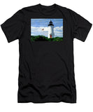 Cape Poge Lighthouse Martha's Vineyard Massachusetts - T-Shirt