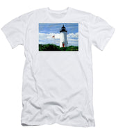 Cape Poge Lighthouse Martha's Vineyard Massachusetts - T-Shirt