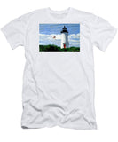 Cape Poge Lighthouse Martha's Vineyard Massachusetts - T-Shirt