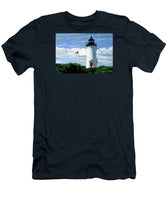 Cape Poge Lighthouse Martha's Vineyard Massachusetts - T-Shirt