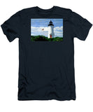 Cape Poge Lighthouse Martha's Vineyard Massachusetts - T-Shirt