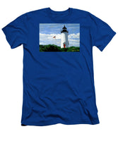 Cape Poge Lighthouse Martha's Vineyard Massachusetts - T-Shirt