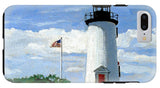 Cape Poge Lighthouse Martha's Vineyard Massachusetts - Phone Case
