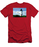 Cape Poge Lighthouse Martha's Vineyard Massachusetts - T-Shirt