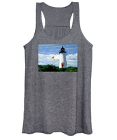 Cape Poge Lighthouse Martha's Vineyard Massachusetts - Women's Tank Top