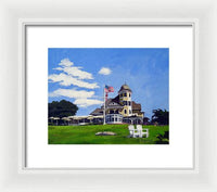 Castle Hill Inn Newport Rhode Island - Framed Print