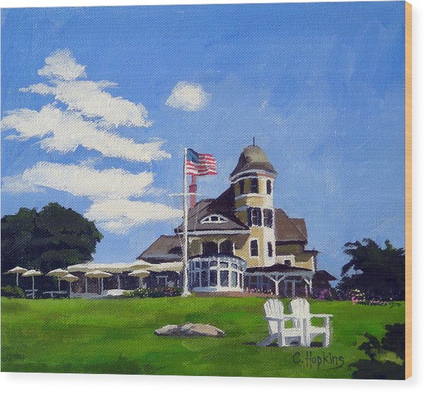 Castle Hill Inn Newport Rhode Island - Wood Print