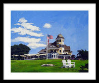 Castle Hill Inn Newport Rhode Island - Framed Print