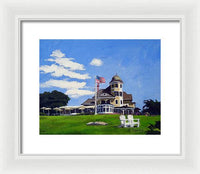 Castle Hill Inn Newport Rhode Island - Framed Print