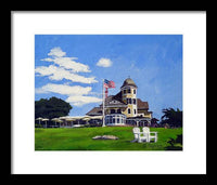 Castle Hill Inn Newport Rhode Island - Framed Print