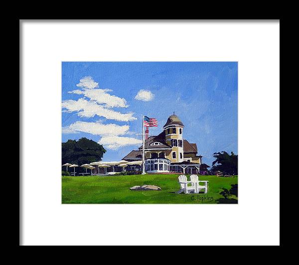 Castle Hill Inn Newport Rhode Island - Framed Print