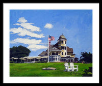 Castle Hill Inn Newport Rhode Island - Framed Print