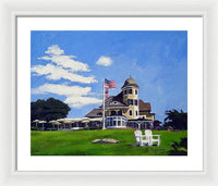 Castle Hill Inn Newport Rhode Island - Framed Print