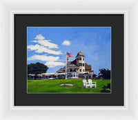Castle Hill Inn Newport Rhode Island - Framed Print