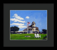 Castle Hill Inn Newport Rhode Island - Framed Print