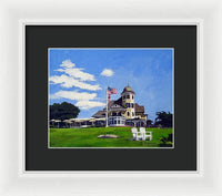 Castle Hill Inn Newport Rhode Island - Framed Print