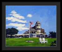 Castle Hill Inn Newport Rhode Island - Framed Print