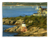 Castle Hill Light and Inn Newport Rhode Island - Blanket