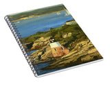 Castle Hill Light and Inn Newport Rhode Island - Spiral Notebook