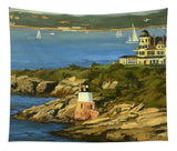 Castle Hill Light and Inn Newport Rhode Island - Tapestry