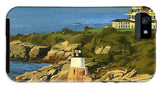 Castle Hill Light and Inn Newport Rhode Island - Phone Case