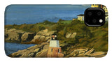 Castle Hill Light and Inn Newport Rhode Island - Phone Case