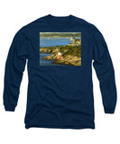 Castle Hill Light and Inn Newport Rhode Island - Long Sleeve T-Shirt