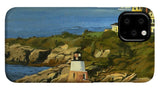 Castle Hill Light and Inn Newport Rhode Island - Phone Case