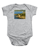 Castle Hill Light and Inn Newport Rhode Island - Baby Onesie