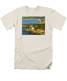 Castle Hill Light and Inn Newport Rhode Island - Men's T-Shirt  (Regular Fit)