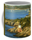 Castle Hill Light and Inn Newport Rhode Island - Mug