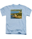 Castle Hill Light and Inn Newport Rhode Island - Kids T-Shirt