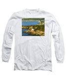 Castle Hill Light and Inn Newport Rhode Island - Long Sleeve T-Shirt