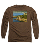 Castle Hill Light and Inn Newport Rhode Island - Long Sleeve T-Shirt