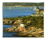Castle Hill Light and Inn Newport Rhode Island - Blanket