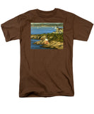Castle Hill Light and Inn Newport Rhode Island - Men's T-Shirt  (Regular Fit)