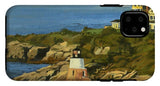 Castle Hill Light and Inn Newport Rhode Island - Phone Case