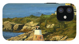 Castle Hill Light and Inn Newport Rhode Island - Phone Case