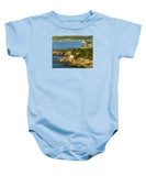 Castle Hill Light and Inn Newport Rhode Island - Baby Onesie