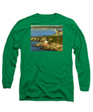 Castle Hill Light and Inn Newport Rhode Island - Long Sleeve T-Shirt