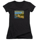 Castle Hill Light and Inn Newport Rhode Island - Women's V-Neck