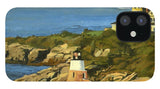 Castle Hill Light and Inn Newport Rhode Island - Phone Case
