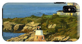 Castle Hill Light and Inn Newport Rhode Island - Phone Case